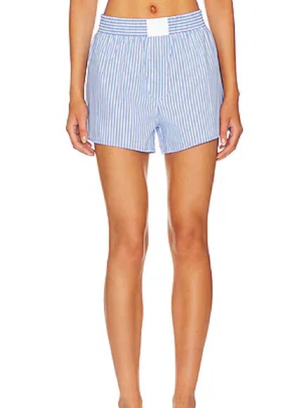 Lioness Cobain Shorts Blue Stripe Size Women’s L Revolve